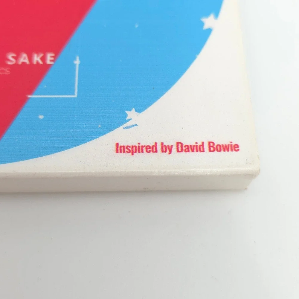 For Arts Sake Ziggy Eyeshadow Palette David Bowie Inspired 9 Pan Glam Rock Red